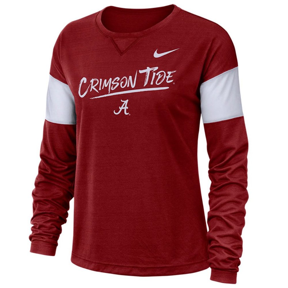 Nike Alabama Crimson Tide Breathe LS T-Shirt NWT